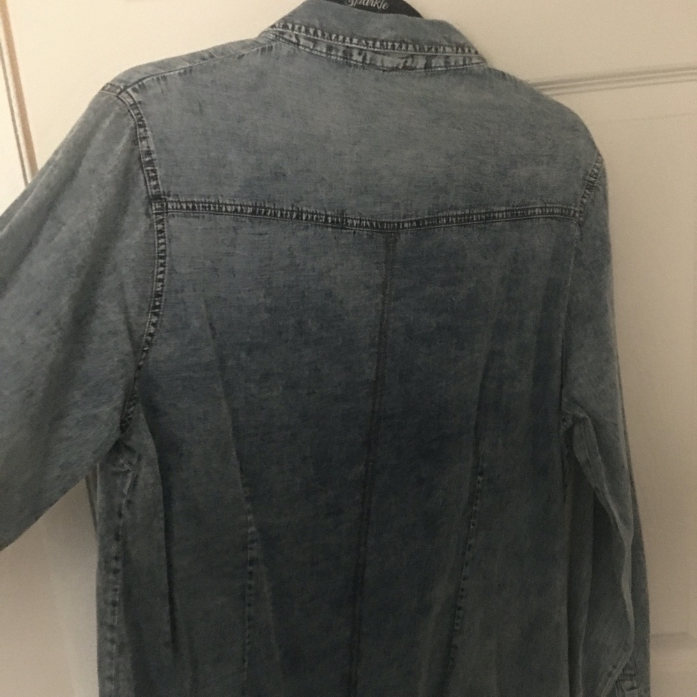 Denim Button Down - Picture 2 of 3